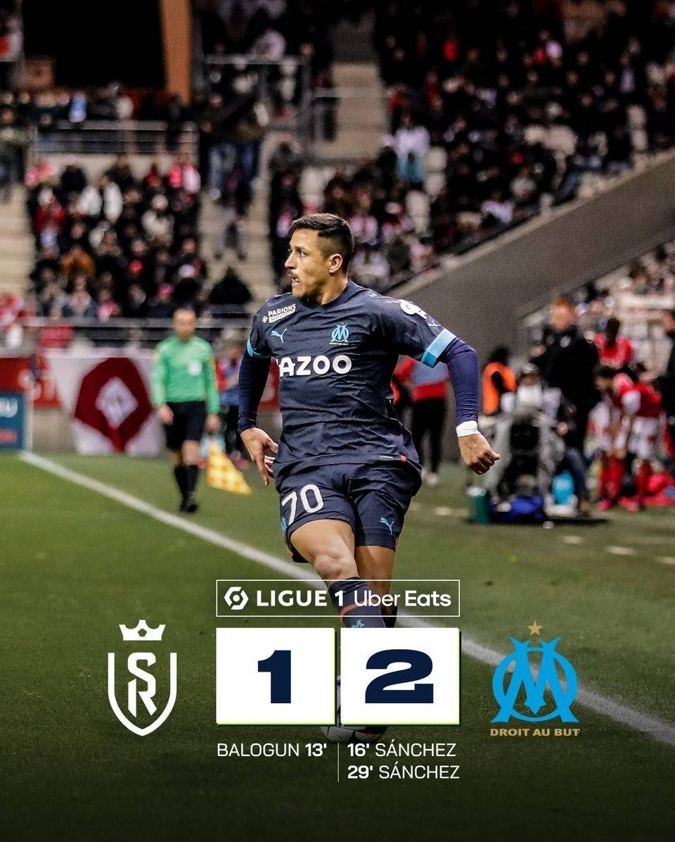 阿森纳元素十足!兰斯主场1-2不敌马赛 结束联赛19场不败纪录